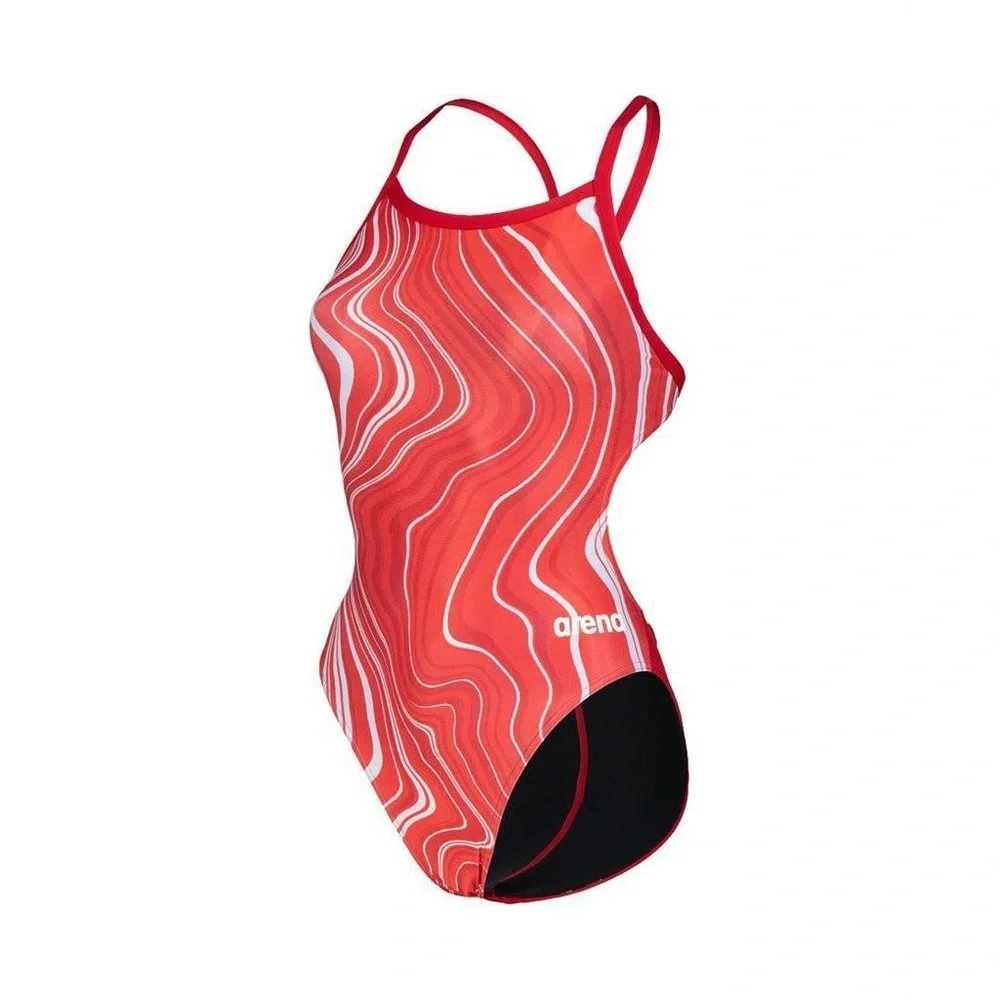Arena Girls Red Challenge Back One-Piece Swimsuit Size 20 NWT - Picture 1 of 7